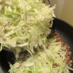 Stir in cabbage