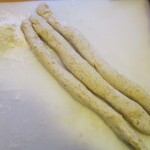 Roll dough into ropes