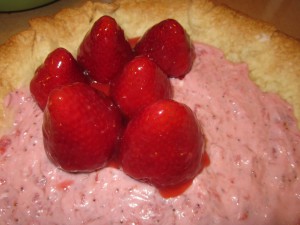 Place berries on cream cheese mixture