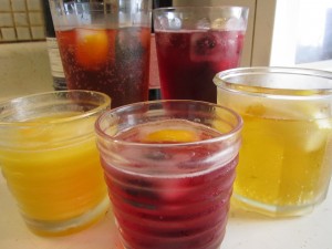 Easy Fruit Sodas