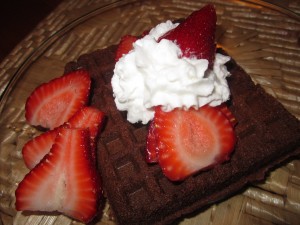 Chocolate Therapy Waffles