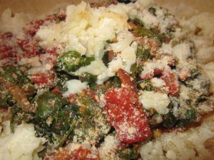 Smoky Lambsquarters with Tomato