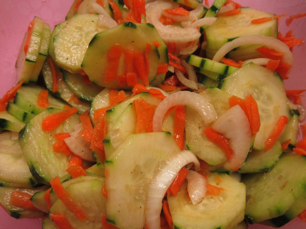 Cucumber and Carrot Salad The Charmed Kitchen