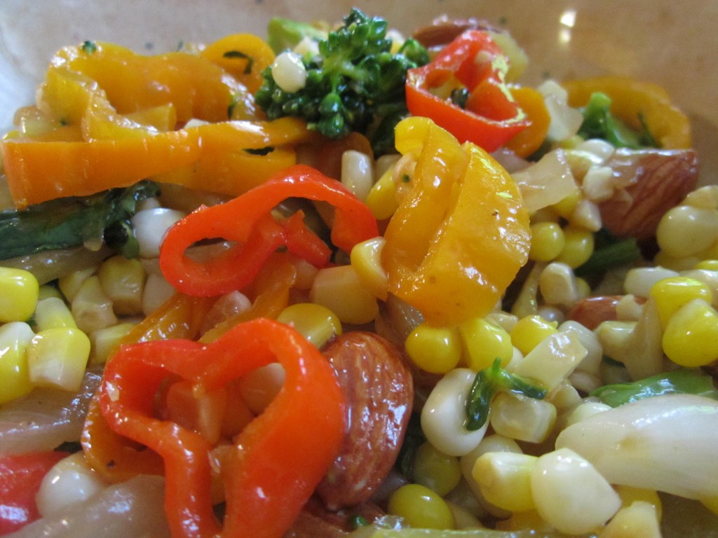Corn and Pepper Stir Fry The Charmed Kitchen