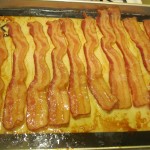 Partially cook bacon