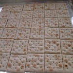 Arrange crackers on a baking sheet