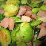 Ham with Brussels Sprouts