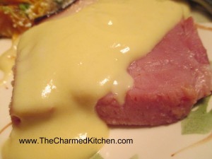 Ham with Mustard Sauce