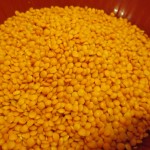 Red lentils- before cooking