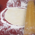 Roll dough into a circle