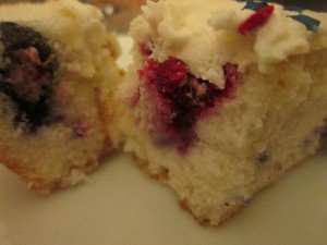 Berry White Cake