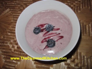 Cold Blueberry Soup
