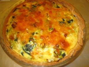 Lambsquarters Quiche | The Charmed Kitchen