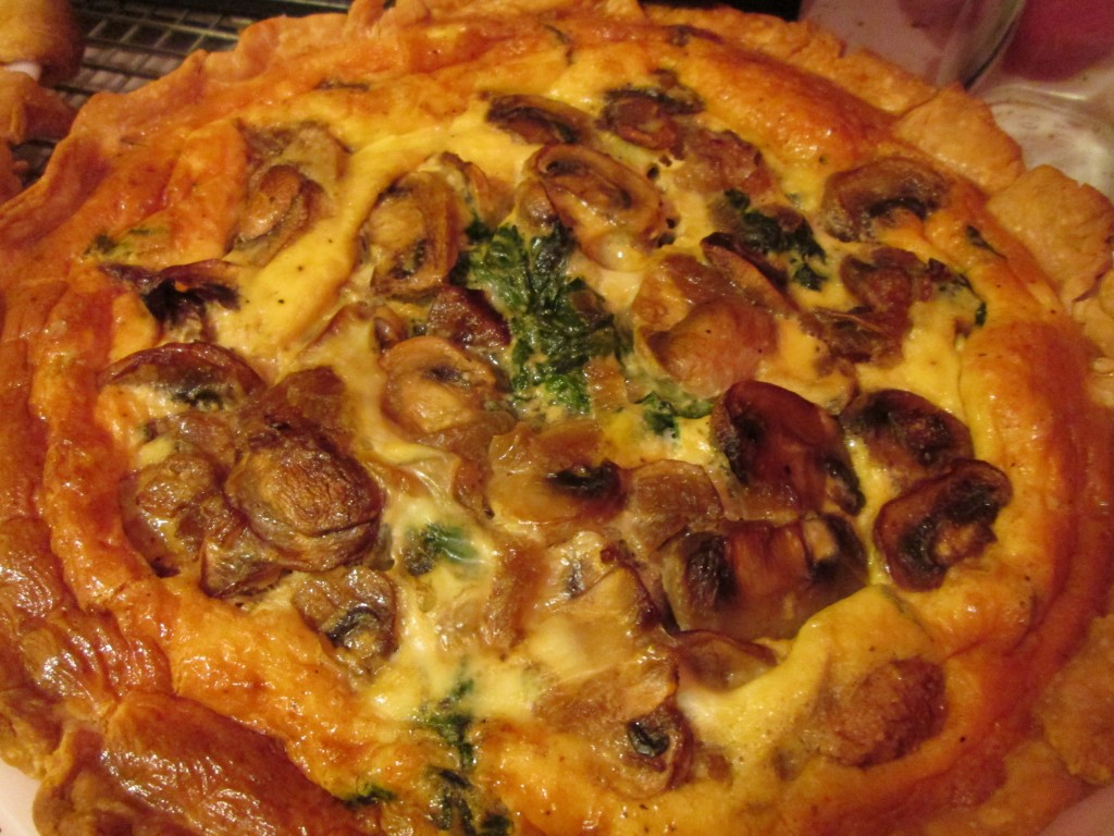 Spinach and Mushroom Quiche The Charmed Kitchen