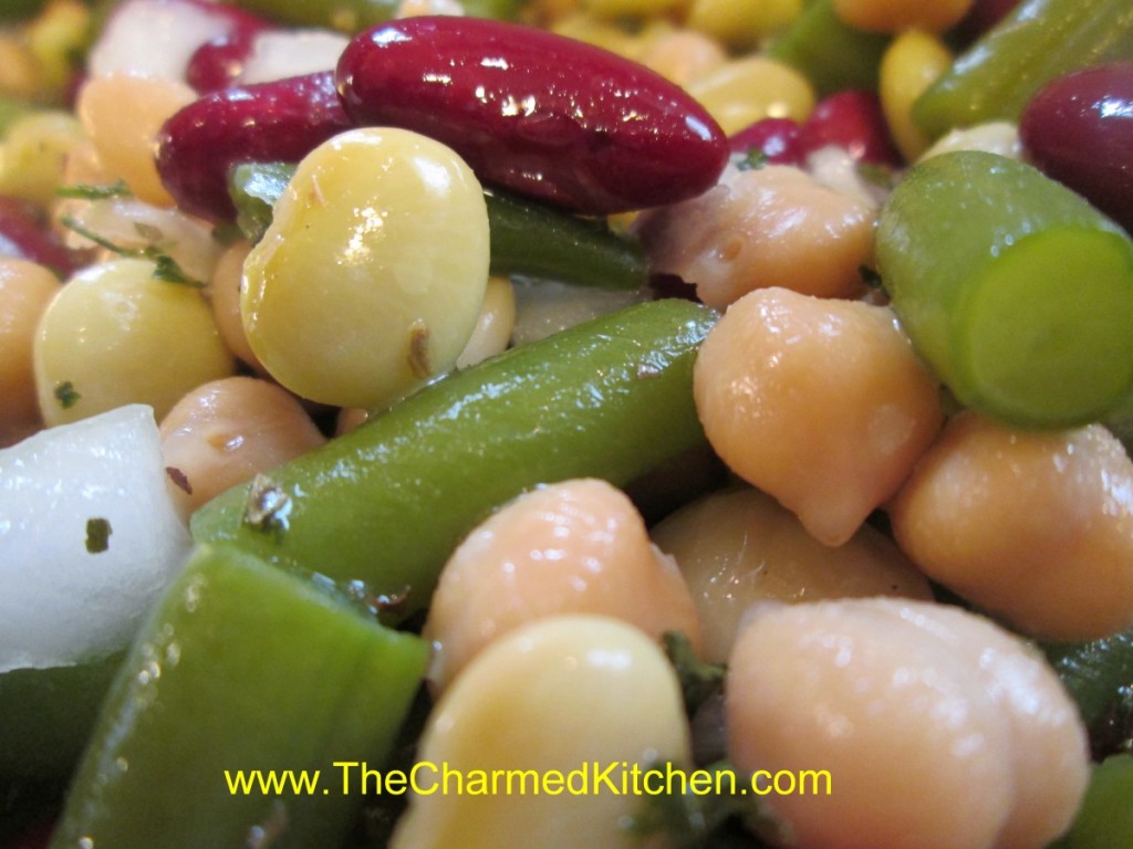 Multi Bean Salad The Charmed Kitchen