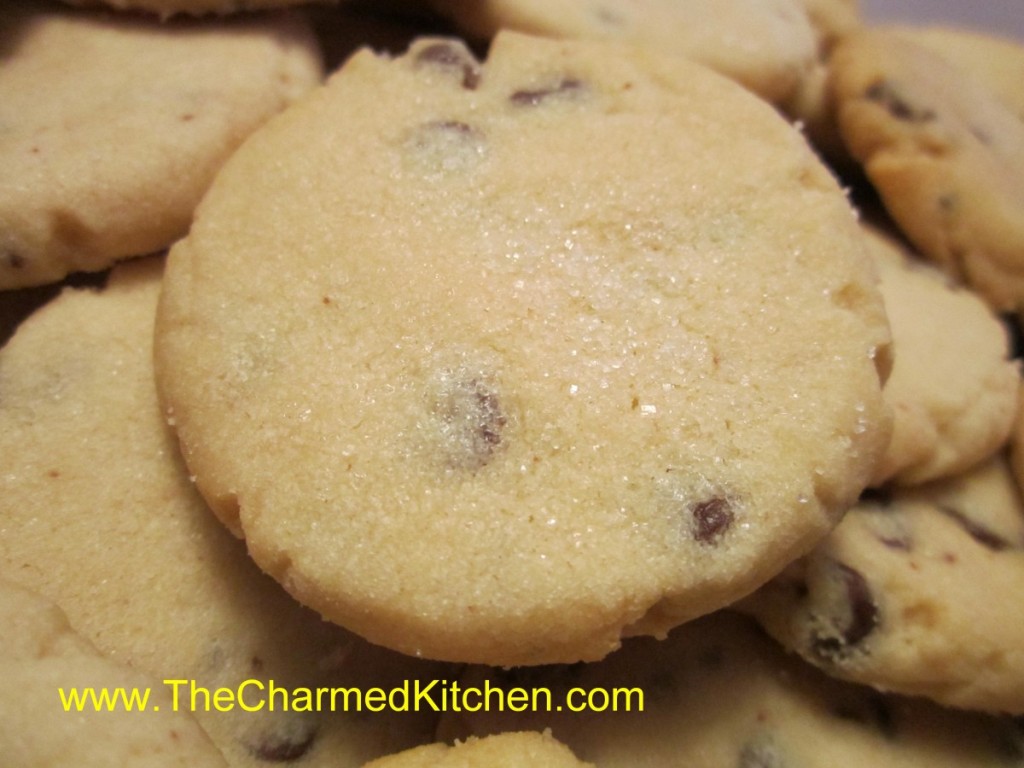 Chocolate Chip Shortbread Cookies The Charmed Kitchen