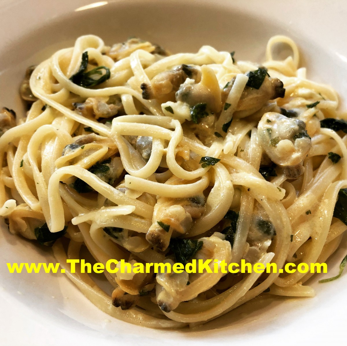 linguine with clam sauce recipe The Charmed Kitchen