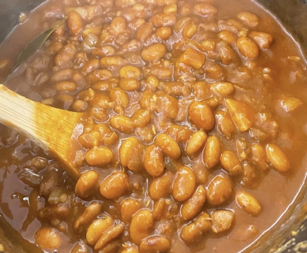 Barbecue Pinto Beans The Charmed Kitchen