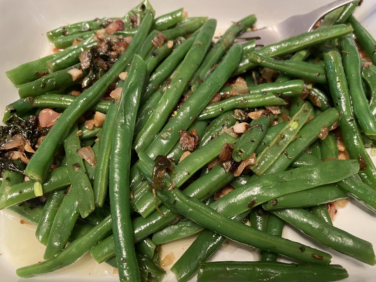 Green Beans with Shallots The Charmed Kitchen